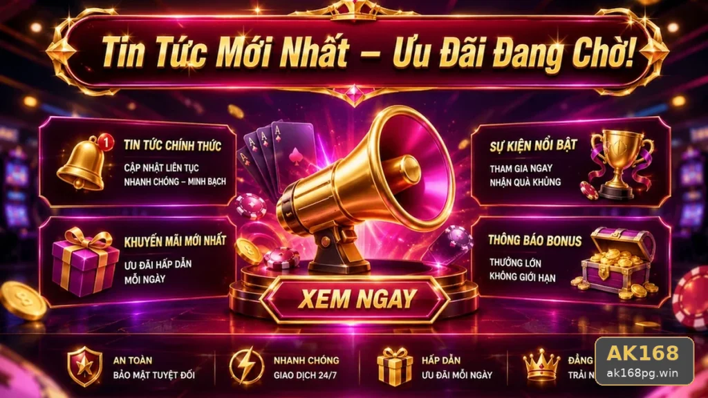 Tổng Hợp Câu Hỏi Thực Tế Về Hướng Dẫn AK168 Trên Di Động: Tin Mới, Ưu Đãi Và Điều Kiện Khuyến Mãi Tại ak168pg.win