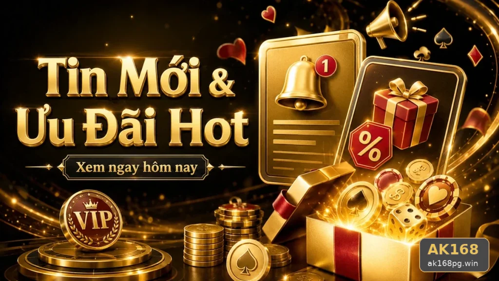 Giải Thích Biểu Tượng, Tính Năng Và Quy Trình Hướng Dẫn AK168 Trên Thiết Bị Di Động: Tin Mới, Ưu Đãi Và Điều Kiện Khuyến Mãi Tại ak168pg.win