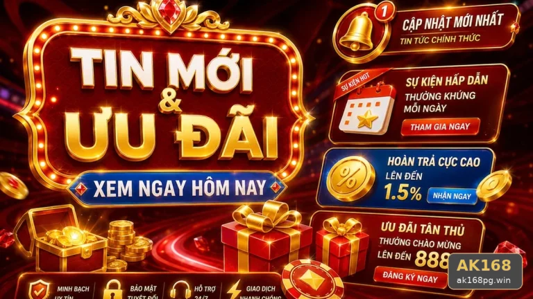 Giải Thích Biểu Tượng, Tính Năng Và Quy Trình Thường Gặp Của Tin Tức AK168 Trên Thiết Bị Di Động Tại ak168pg.win